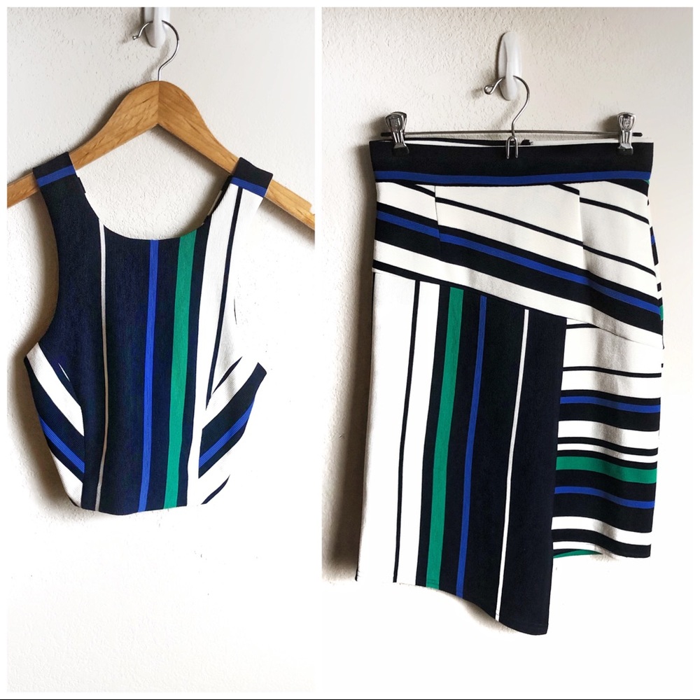 NWOT Asymmetrical 2 piece dress
